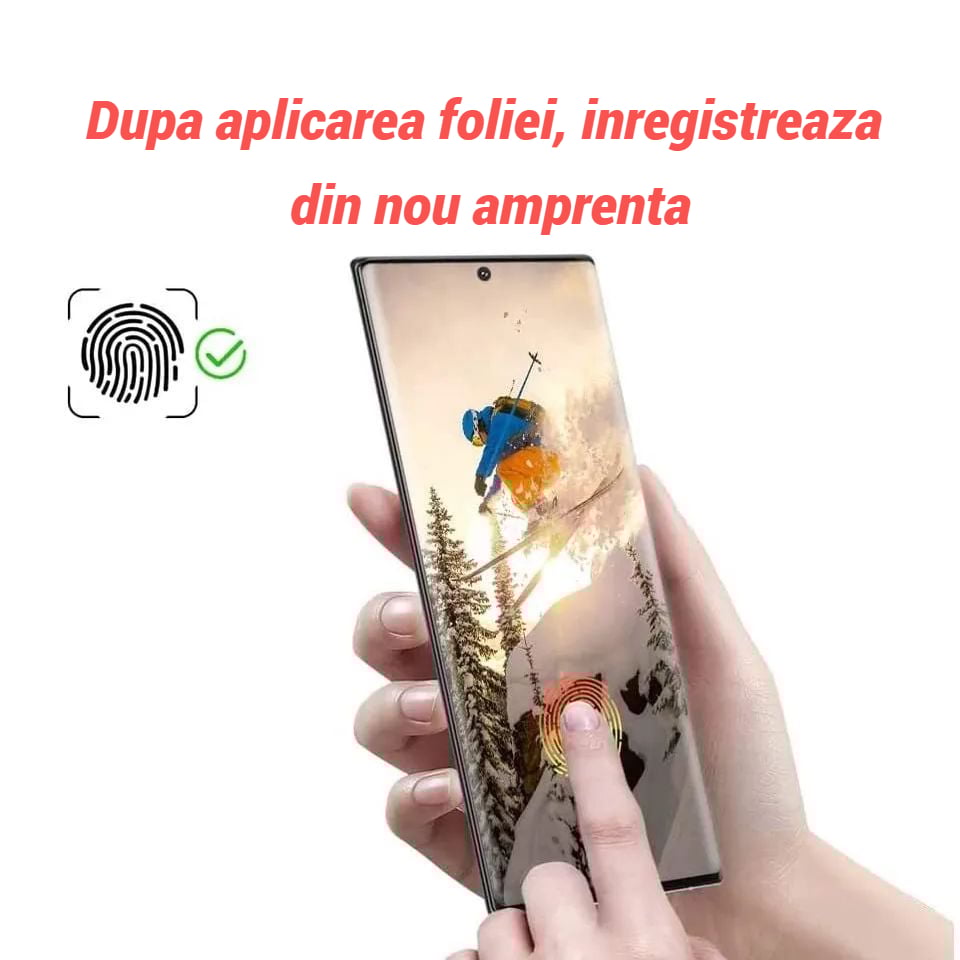 Folie Protectie 0,18 mm Fingerprint Unlock pentru Samsung S22 5G [3]