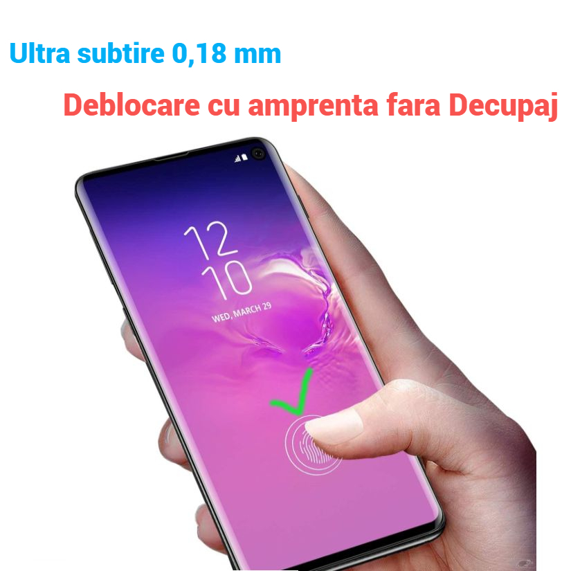 Folie Protectie 0,18 mm Fingerprint Unlock pentru Samsung S25 [2]