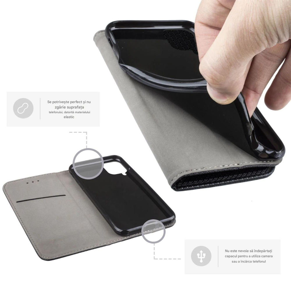 Husa Tip Carte pentru Samsung A27 Negru [4]