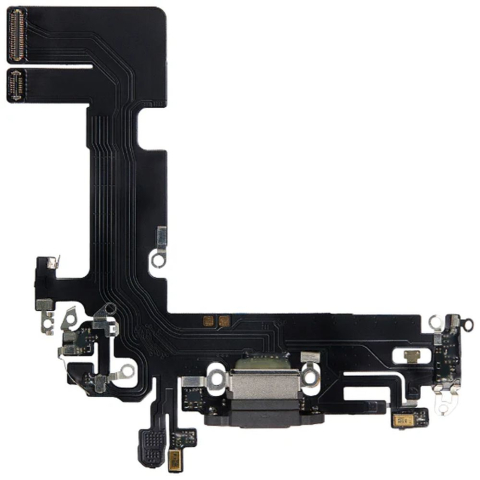 Iphone - Banda Flex Incarcare pentru Iphone 13 negru mufa incarcare
