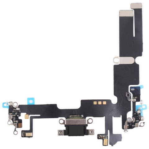 Iphone - Banda Flex Incarcare pentru Iphone 14 plus negru mufa incarcare