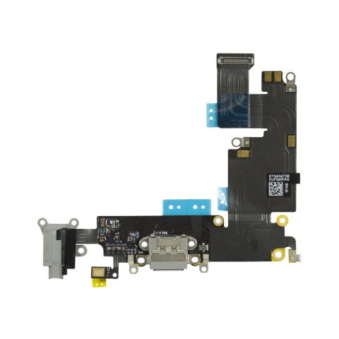 Componente Gsm - Banda Flex Incarcare pentru Iphone 6 Plus Gri mufa incarcare