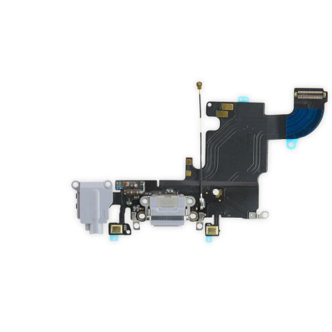 Componente Gsm - Banda Flex Incarcare pentru Iphone 6s Gri mufa incarcare