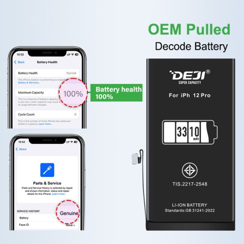 baterie acumulator deji iphone 12 12 pro capacitate mare marita high capacity diagnostic decode [5]