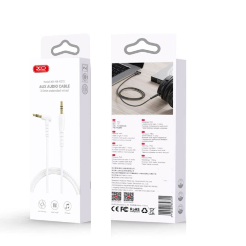 Cablu Audio Jack - Jack 3.5mm XO-NB-R272 1M Alb [1]