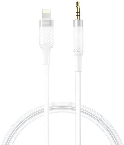 Cablu Audio Lightning - Jack 3.5mm XO-NB-R279A 1M Alb [1]