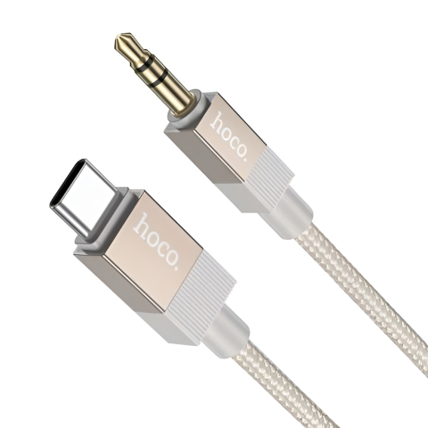 Cabluri de date / Audio - Cablu Audio Type-C - Jack 3.5mm Hoco UPA32B 1M