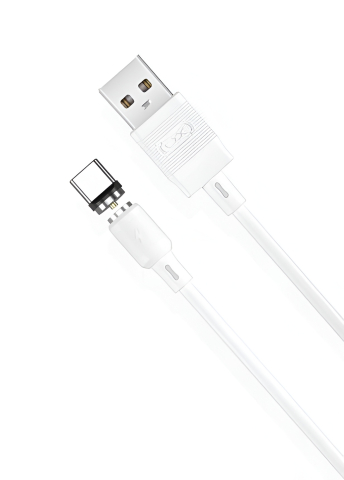 Cabluri de date / Audio - Cablu de date Magnetic XO-NB187 Usb - Type-C 1M Alb