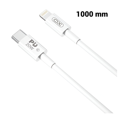 Cabluri de date / Audio - Cablu de date XO-NB-Q189A Usb-C - Lightning 1M Alb