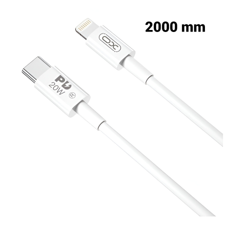 Cabluri de date / Audio - Cablu de date XO-NB-Q189B Usb-C - Lightning 2M Alb