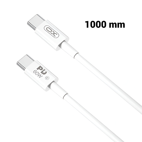 Cabluri de date / Audio - Cablu de date XO-NB-Q190A Usb-C - Usb-C 1M Alb