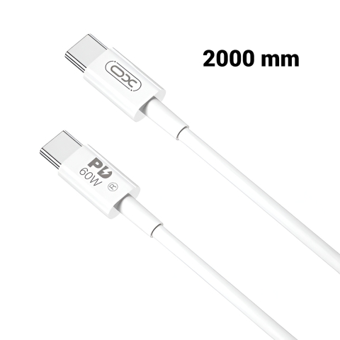 Cabluri de date / Audio - Cablu de date XO-NB-Q190B Usb-C - Usb-C 2M Alb