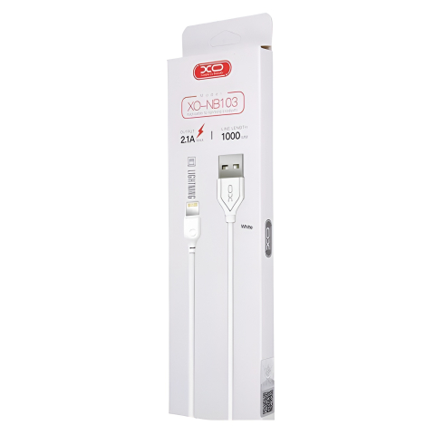 Cablu de Date / Incarcare XO-NB103 Usb - Lightning 1M Alb [2]