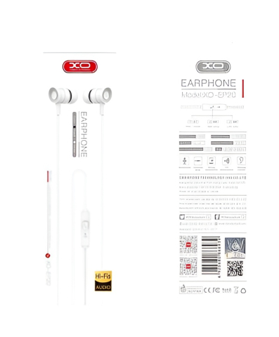 Casti Audio cu Fir XO-EP20 Alb [1]