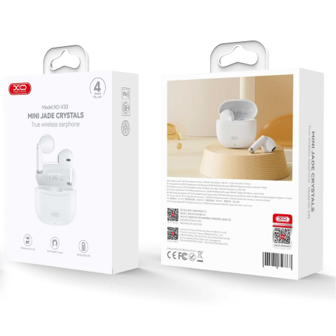Casti Wireless TWS XO-X33 Alb [2]