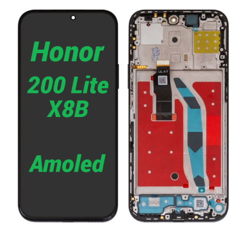 Huawei / Honor - Display Ecran Lcd pentru Honor 200 Lite / X8B Amoled cu Rama