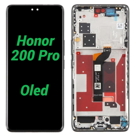 Huawei / Honor - Display Ecran Lcd pentru Honor 200 Pro Oled Negru cu Rama