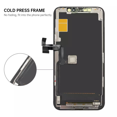 Ecran display lcd apple iphone incell hd hd+ fhd premium negru jhx 11 pro [3]