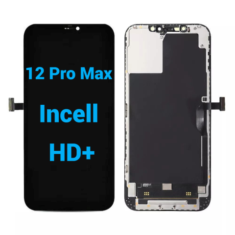 Iphone - Ecran display lcd apple iphone incell hd hd+ fhd premium negru jhx 12 pro max