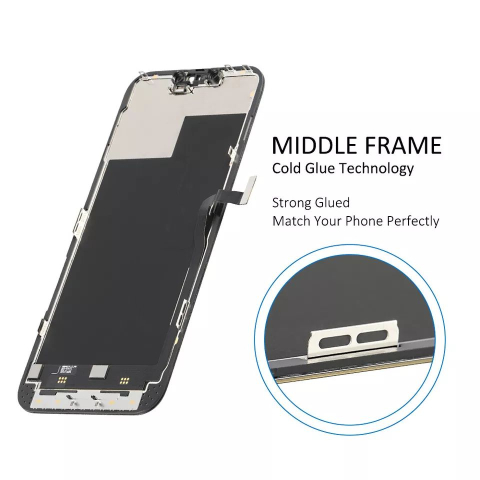 Ecran display lcd apple iphone incell hd hd+ fhd premium negru jhx 13 pro max [3]