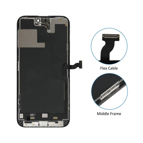 Display Ecran Lcd pentru Iphone 14 Pro Max Soft Oled Negru [3]