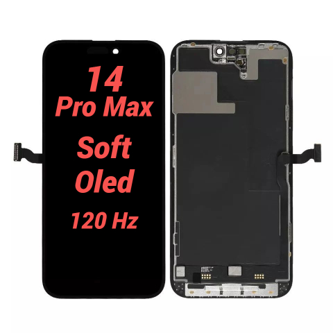 Ecrane / Display - Display Ecran Lcd pentru Iphone 14 Pro Max Soft Oled Negru