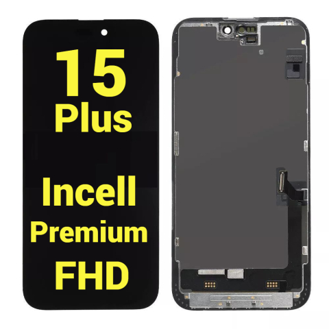Iphone - Ecran display lcd apple iphone incell hd hd+ fhd premium negru 15 plus