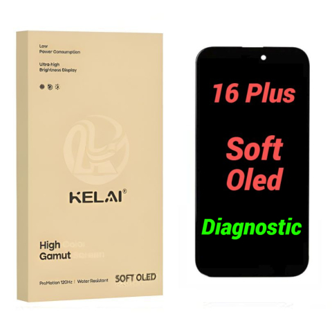 Seria 16 - Display Ecran Lcd pentru Iphone 16 Plus Soft Oled Diagnostic KELAI