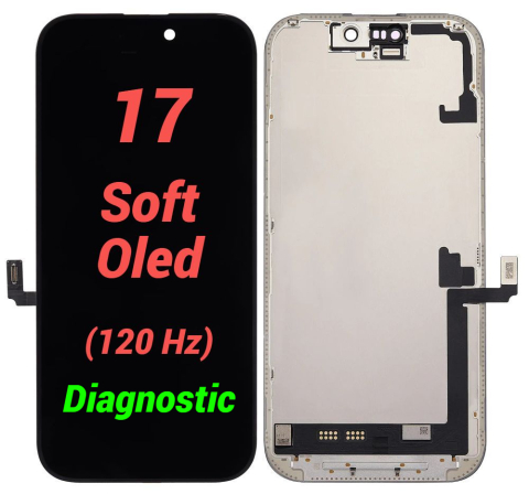 Iphone - Display Ecran Lcd pentru Iphone 17 Soft Oled Diagnostic (120 Hz)