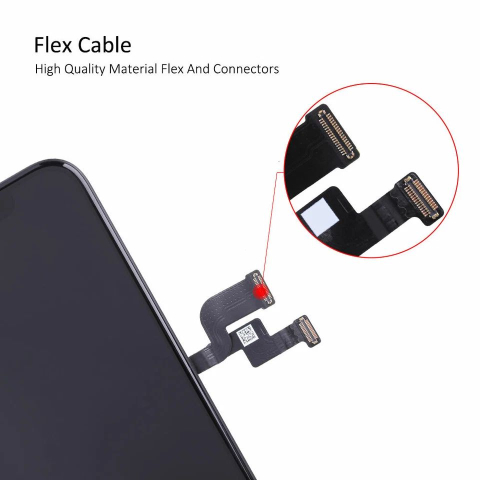 Ecran display lcd apple iphone incell hd hd+ fhd premium negru jhx xs [2]