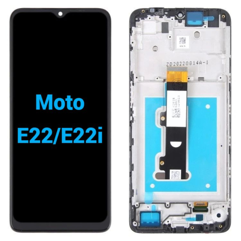 Motorola - Ecran display lcd moto negru cu rama Motorola E22 XT2239-7 Motorola E22i XT2239-18
