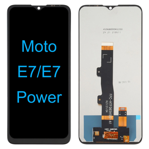 Motorola - Ecran display lcd moto negru Motorola E7 XT2052 Motorola E7 Power XT2097-13 Motorola E7i Power XT2097-13
