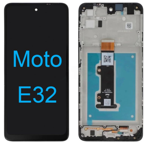 Motorola - Ecran display lcd moto negru cu rama Motorola E32 XT2227