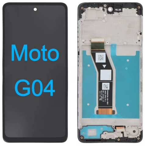 Motorola - Ecran display lcd moto negru Motorola G04 (XT2421-2 / XT2421-3 / XT2421-4 / XT2421-5).