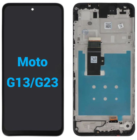 Motorola - Ecran display lcd moto negru Motorola G13 XT2331-1  XT2331-2  XT2331-3 Motorola G23 XT2333-3
