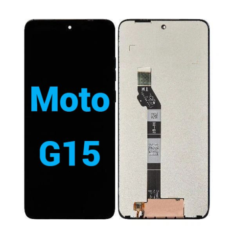 Motorola - Ecran display lcd moto negru  Motorola G15 XT2521-2  XT2521-3  XT2521-4 Motorola G15 Power XT2521-5