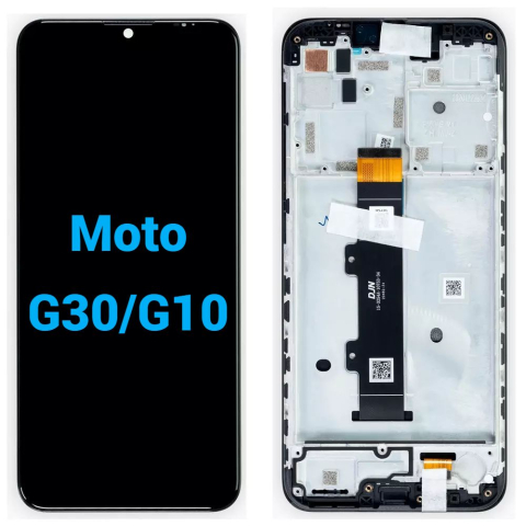 Motorola - Ecran display lcd moto negru  Motorola G30 XT2129-1  XT2129-2 Motorola G10 XT2127-2