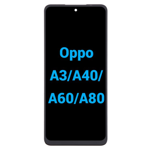 Oppo / Realme - Ecran display lcd oppo realme negru Oppo A3 CPH2683 CPH2693 CPH2681 Oppo A40 CPH2669 CPH3669 Oppo A60 CPH2631 Oppo A80 CPH2639 Realme C65 4G, 5G RMX3910