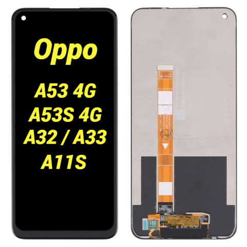 Oppo / Realme - Ecran display lcd oppo realme negru Oppo A53 4G CPH2127 CPH2131 Oppo A53S 4G CPH2139 CPH2135 Oppo A32 PDVM00 Oppo A33 CPH2137 Oppo A11S