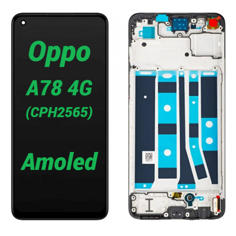 Oppo / Realme - Display Ecran Lcd pentru Oppo A78 4G Amoled cu Rama