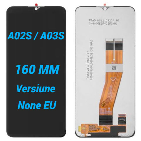 Samsung - Display Ecran Lcd pentru Samsung A02S / A03S Versiune Non Eu (160 mm)