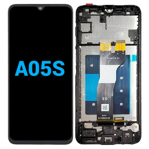 Samsung - Ecran display lcd samsung galaxy negru cu rama a05s a057
