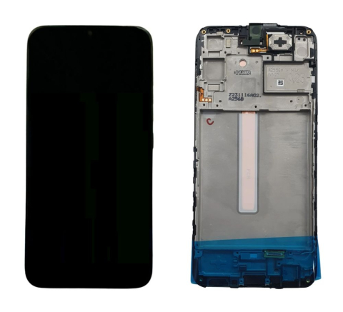 Ecrane / Display - Display Ecran Lcd pentru Samsung A25 Original Negru cu Rama