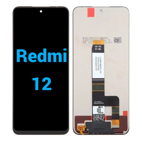 Xiaomi - Ecran display lcd xiaomi redmi negru  Xiaomi Redmi 12 4G  5G 23053RN02L  23053RN02A  23053RN02Y premium