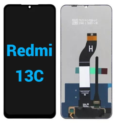 Xiaomi - Ecran display lcd xiaomi redmi negru    Xiaomi Redmi 13C 4G  5G 23100RN82L  23106RN0DA  23108RN04Y  2311DRN14I Poco C65 2310FPCA4G