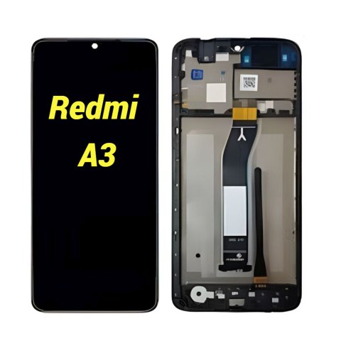 Ecrane / Display - Display Ecran Lcd pentru Xiaomi Redmi A3 Negru Premium Cu Rama