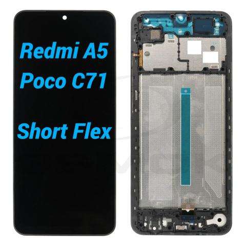 Ecrane / Display - Display Ecran Lcd pentru Xiaomi Redmi A5 4G / Poco C71 (Short Flex) cu Rama