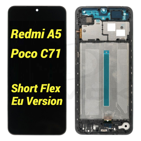 Xiaomi - Display Ecran Lcd pentru Xiaomi Redmi A5 4G / Poco C71 (Short Flex) Premium cu Rama