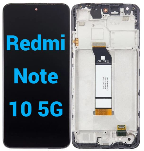 Ecrane / Display - Ecran display lcd xiaomi redmi negru Xiaomi Redmi Note 10 5G M2103K19G  M2103K19C Redmi Note 10T 5G M2103K19I M2103K19Y Poco M3 Pro 5G M2103K19PG  M2103K19PI  M2103K19PY