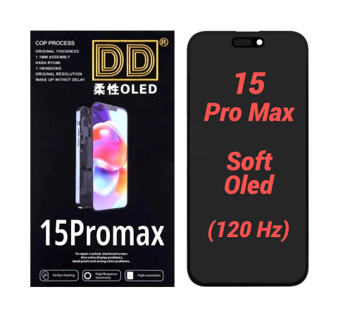 Ecrane / Display - Display Ecran pentru Iphone 15 Pro Max Soft Oled DD (120 Hz)